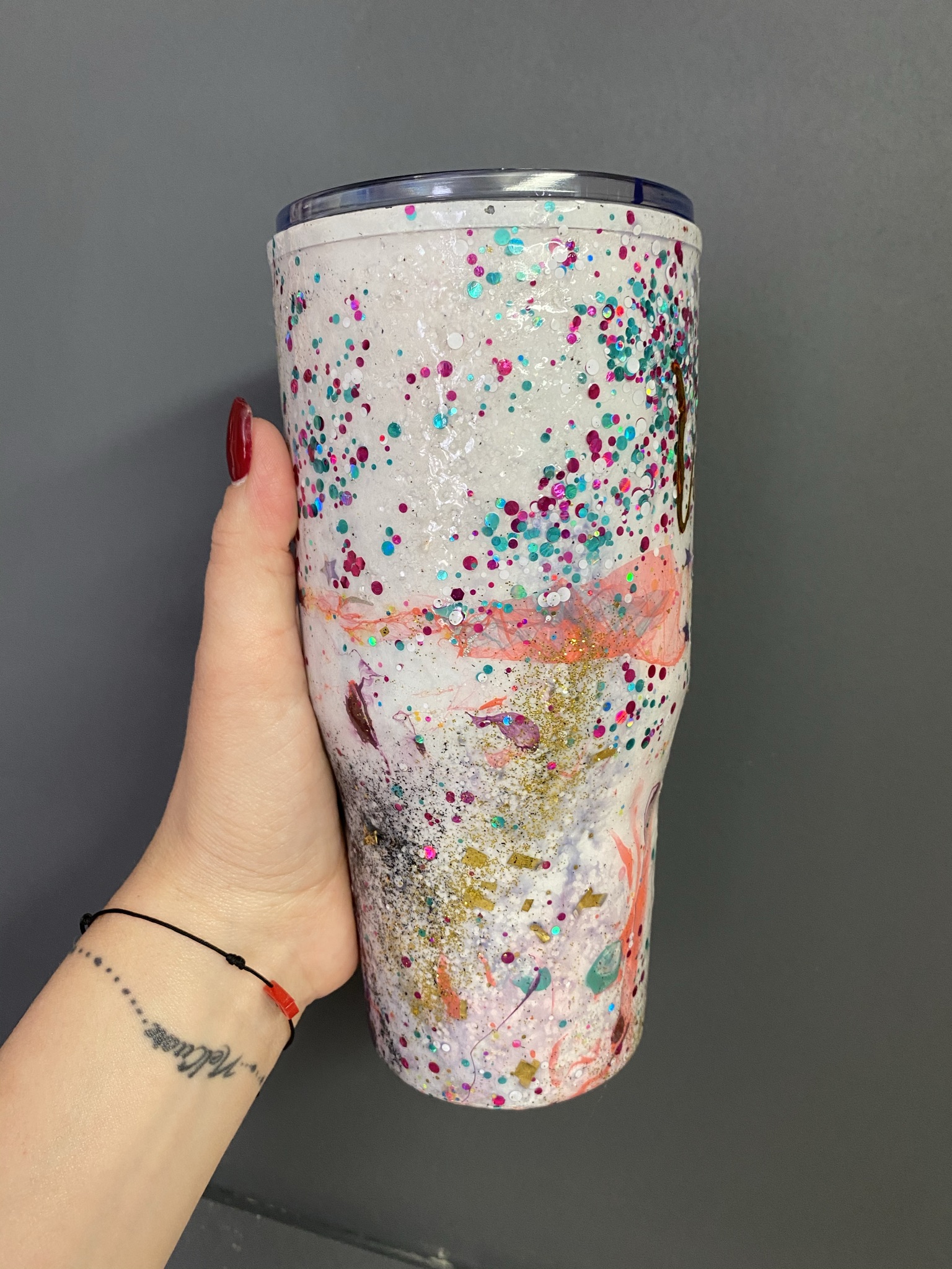 Vaso Térmico Decorado para Personalizar con Tapa Giratoria PERSONALIZACIONES PARA TÍ